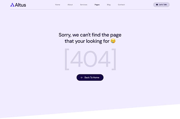404 Page