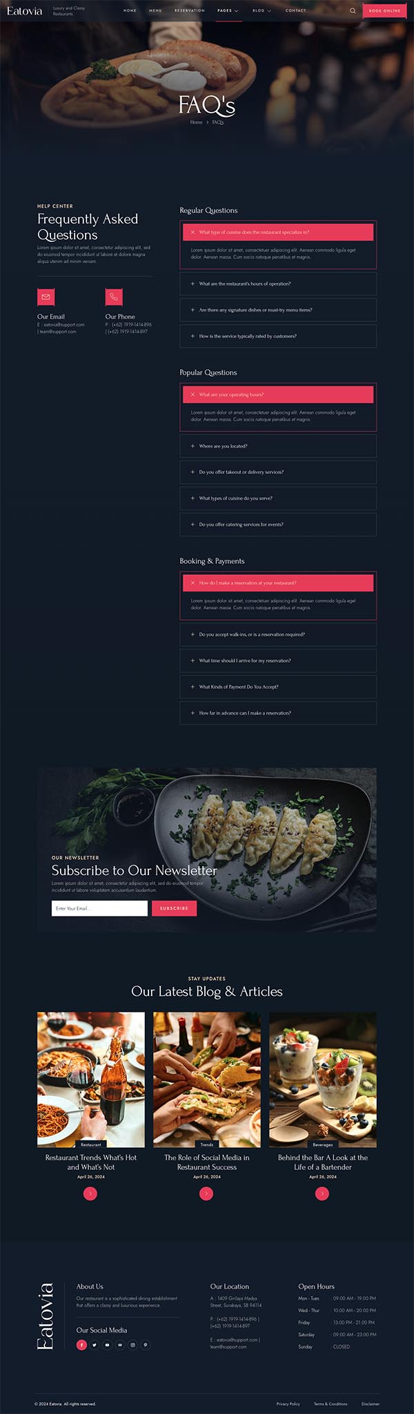 FAQ's