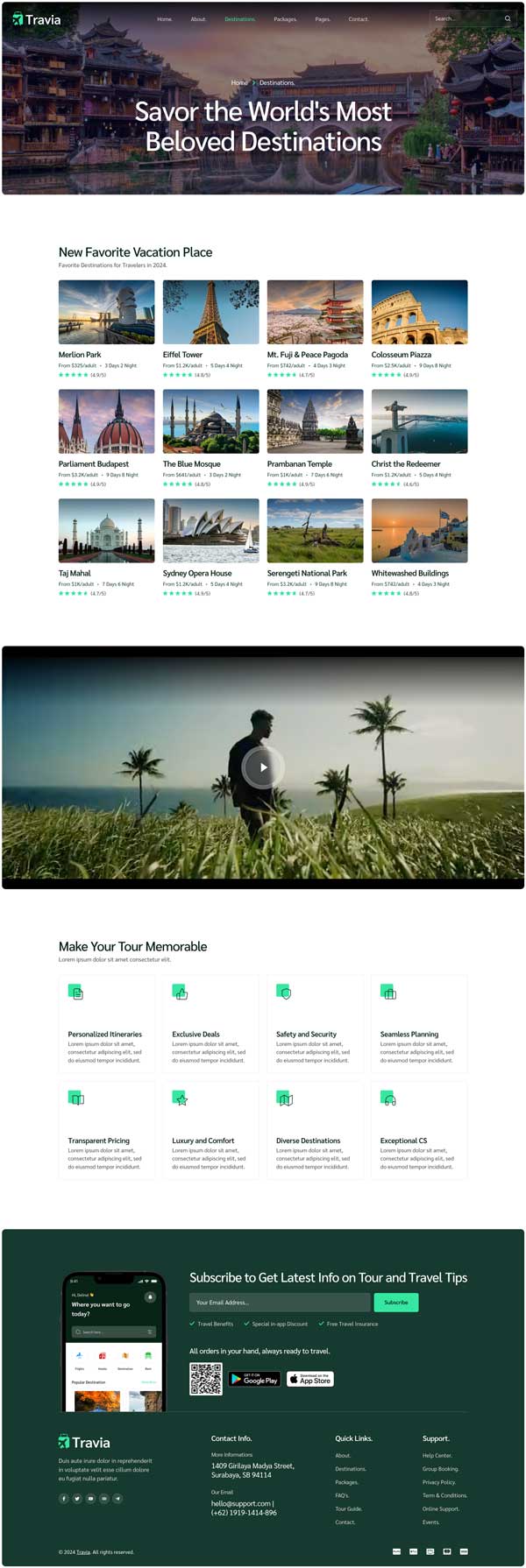 Destinations