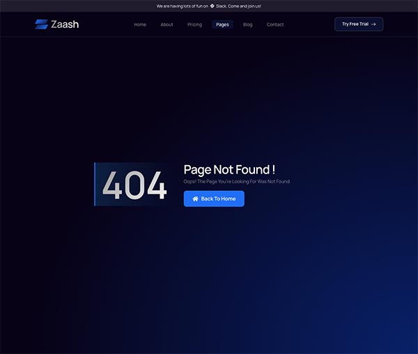 404 Page